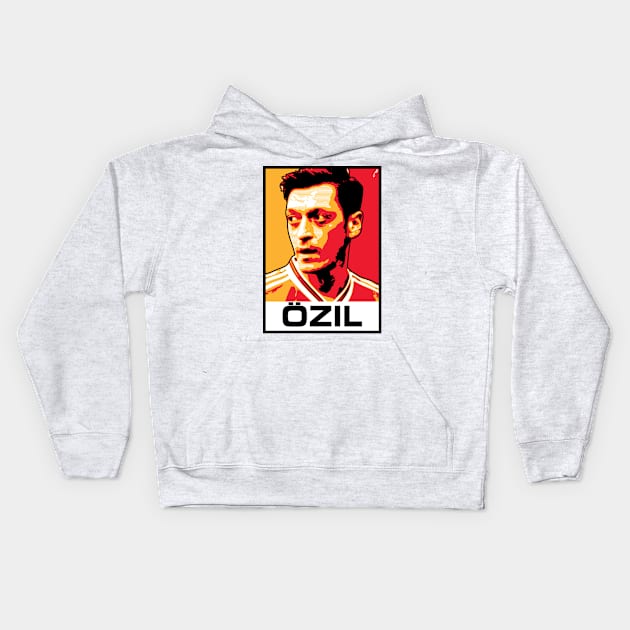 Özil - GERMANY Kids Hoodie by DAFTFISH